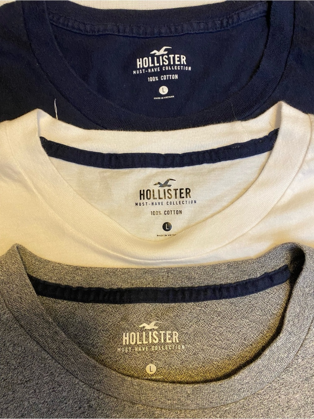 Men’s Hollister T-Shirt Bundle Large - Picture 3 of 8